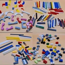 LEGO Parts Lot Brick Plate 1x3 1x10 1x6 1x8 Chairs Assorted