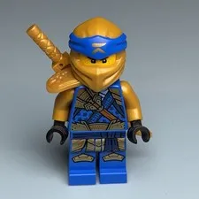 Lego Minifigure Ninjago njo775 / njo0775 Jay Golden Ninja Crystalized F8