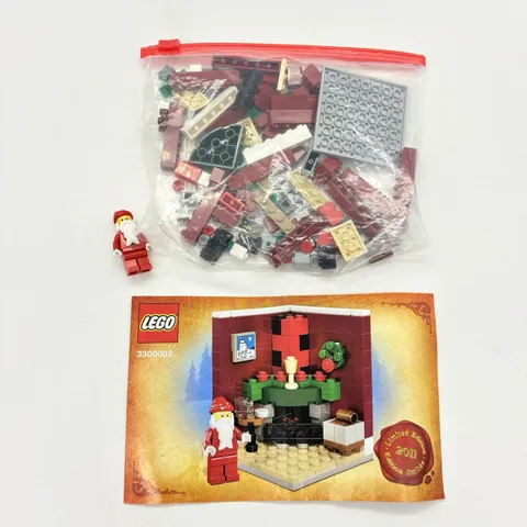 LEGO Santa’s Fireplace Limited Edition 2011 Holiday 3300002 100% Complete No Box