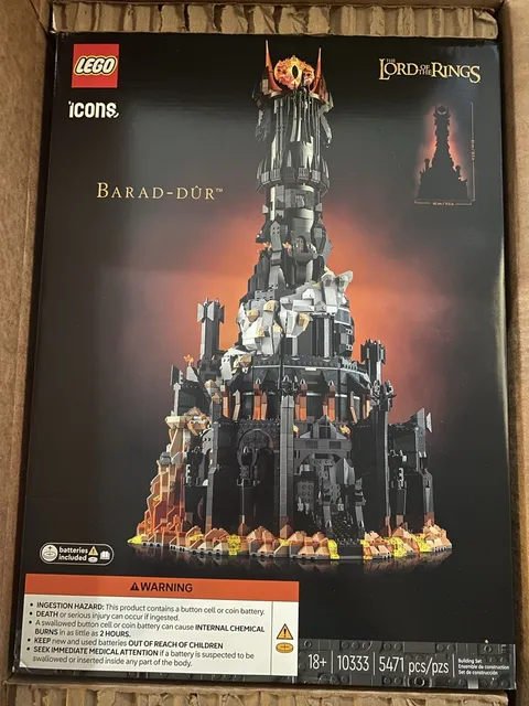 New in SEALED BOX!!! LEGO Icons: The Lord of the Rings: (10333)