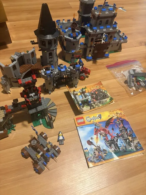 LEGO Castle Huge Incomplete Lot – 70404 Castle, 70403 Dragon, 70401, 70806