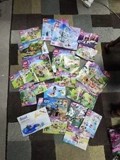 LEGO Friends Frozen Disney BRICK lot multiple sets w/instructions Olaf Elsa 