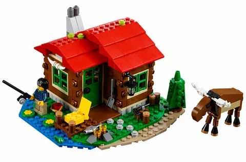 LEGO Creator 31048 Lakeside Lodge 100% Complete w/ instructions and box