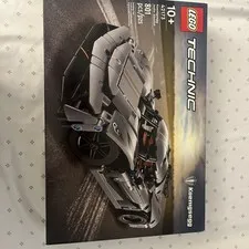 LEGO Technic 42173 Koenigsegg Jesko Absolut Grey Hypercar NEW Sealed 801 PCS