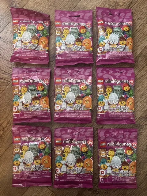 LOT Lego Minifigures Series 24 71037 Near Complete Set - 9 of 12 New/Sealed!