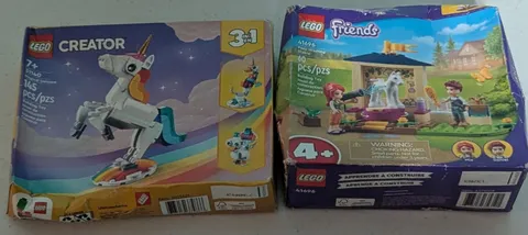Lego Creator 3 in 1 31140 and 41696 New in Damaged Box
