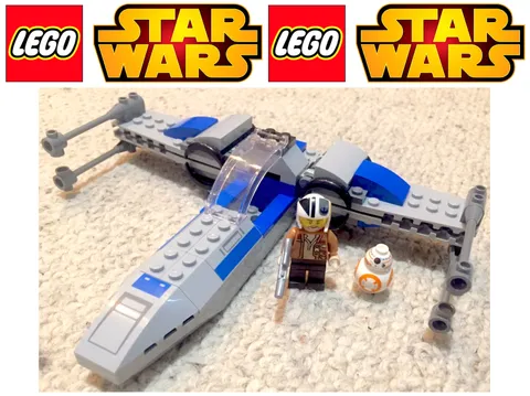 LEGO STAR WARS 75297 RESISTANCE X-WING * POE + BB-8 * 100% + CLEAN