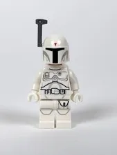 LEGO Star Wars Boba Fett White Prototype sw0631 Authentic Minifigure