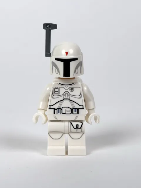 LEGO Star Wars Boba Fett White Prototype sw0631 Authentic Minifigure