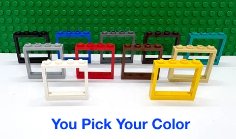 LEGO Door Frame 1x4x3 - NO Glass "You Pick Your Color and Qty" NEW