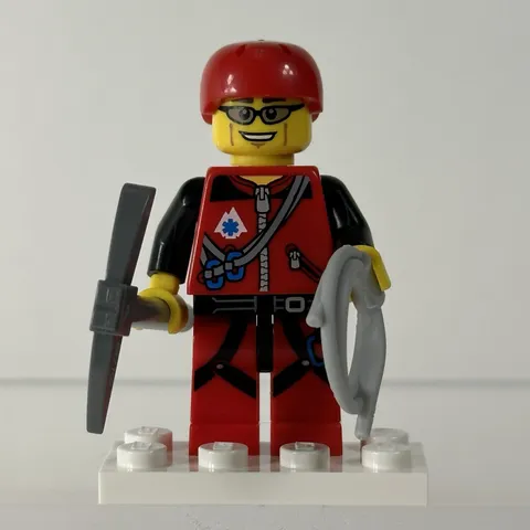 LEGO Mountain Climber col171 Minifigure CMF Series 11 No Stand With Accessories