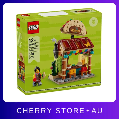 LEGO 40907 Restaurants of the World: Mexico Taco Store Taqueria Food Market Cook