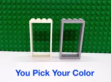 LEGO Door Frame 2x4x6 - NO Glass "You Pick Your Color and Qty" NEW