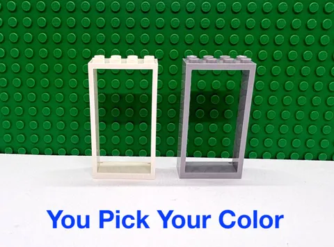 LEGO Door Frame 2x4x6 - NO Glass "You Pick Your Color and Qty" NEW