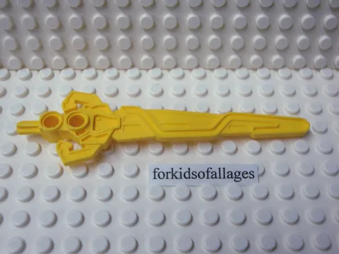 LEGO Knights Kingdom Weapon Large Figure Sword Yellow Part 47463 Rascus