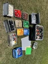 Lego mini figures, assorted sets and pieces