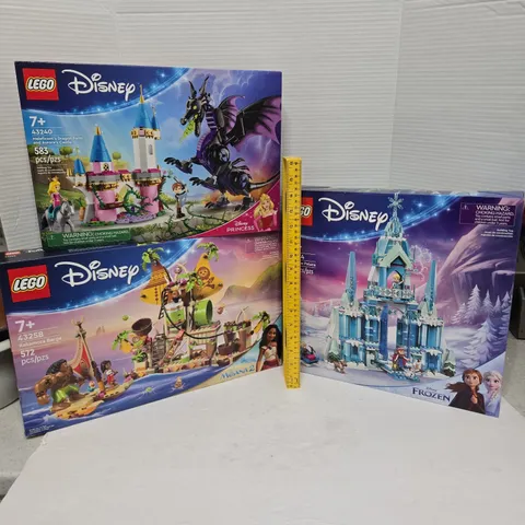 LEGO DISNEY PRINCESSES Set Aurora 43240 Elsa's Ice Palace Moana 43244/ 43258