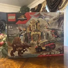 LEGO 76976 Jurassic World Spinosaurus & Quetzalcoatlus Air Mission NEW