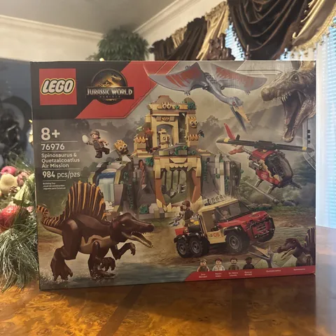 LEGO 76976 Jurassic World Spinosaurus & Quetzalcoatlus Air Mission NEW