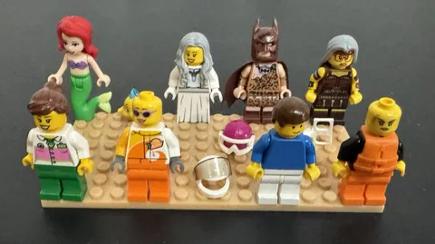 LEGO Minifigure Mixed Lot Assorted Figures Batman Little Mermaid etc