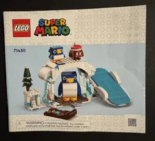 LEGO Super Mario Penguin Family Snow Adventure 71430 Instruction Manual Booklet