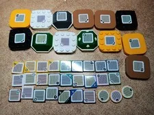 LEGO BULK LOT 41 SUPER MARIO SCANNER CODE 2X2 TILES TABLES