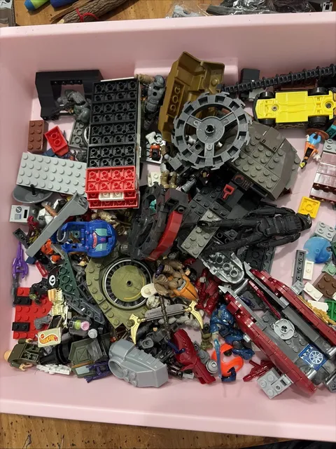 Lego Lot Parts+ Star Wars Mega Construx Lot Mixed Bulk 2 Containers