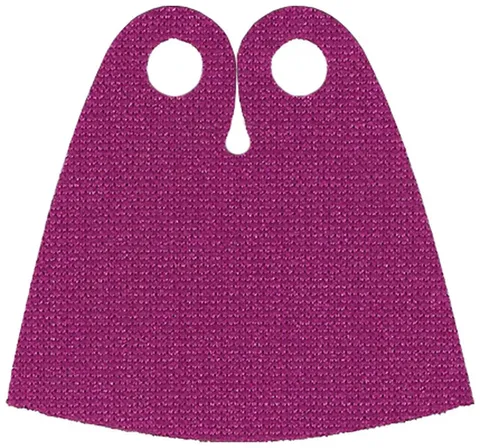 LEGO Magenta Minifigure Cape Cloth, Teardrop Neck Cut - Spongy Stretchable Fabri