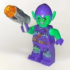 ✅ LEGO Spider-Man Green Goblin - Bright Green Skin Minifigure sh0695 Minifig