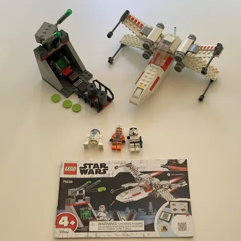 LEGO Star Wars 75235 X-Wing Starfighter Trench Run Complete w/ Instructions