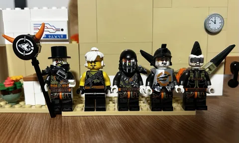 LEGO Ninjago Minifigure Lot Dragon Hunters Villains Iron Baron Young Wu