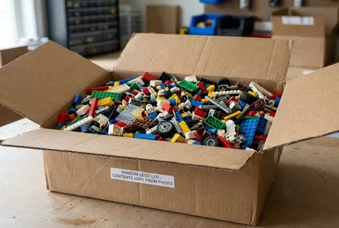 Bulk LEGO Lot 15+Lbs Random Assorted Bricks, Plates, Pieces Mixed Styles, Colors