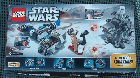 Star Wars LEGO Set #75195 Ski Speeder vs. First Order Walker, New, Sealed Box