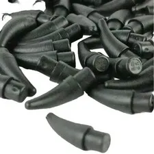 100 Pieces LEGO® Black Barb Claw Horn Tooth Small with Bar End Lot 53451