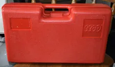 Vintage LEGO Storage Case Box 10x17x5 Toys Large Red