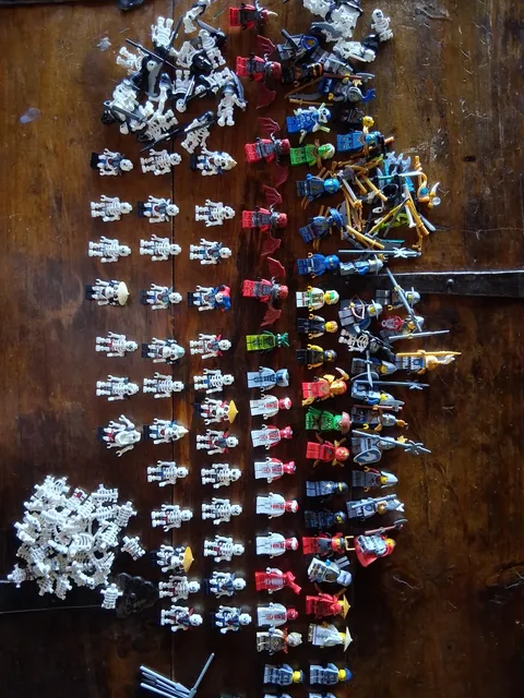 Large Knights, Ninjago, Skeletons Lot Legos