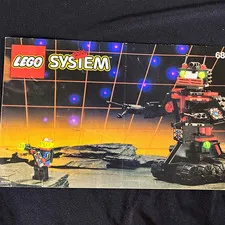 LEGO System Space Surface Hopper 6810 Illustrated Manual Booklet, English 1990