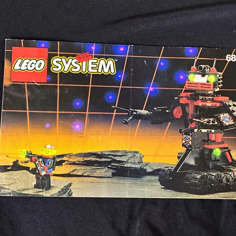 LEGO System Space Surface Hopper 6810 Illustrated Manual Booklet, English 1990