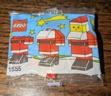 Sealed Lego Santa 1555 Vintage 1980’s  Classic Christmas 1986 19 Piece Figure 