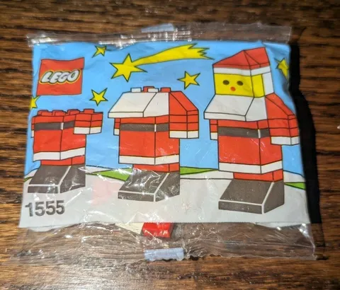 Sealed Lego Santa 1555 Vintage 1980’s  Classic Christmas 1986 19 Piece Figure 