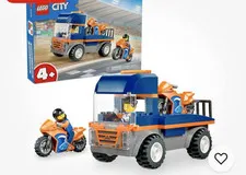 LEGO Motorcycle Transporter 88 PIECES #60491 BUILDING TOY