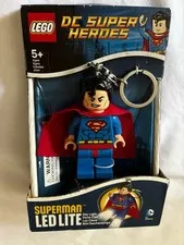 LEGO Superman LEDLite DC Super Heroes Key Chain Key Light Mini Kal-El Figure