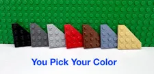 LEGO 4x4 Wedge Plate with Cut Corner "You Pick Your Color and Qty" NEW