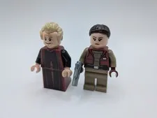 LEGO Star Wars Padme Amidala + Chancellor Palpatine Minifigures 75354 Used