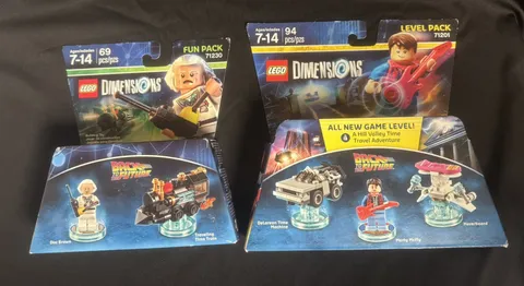 LEGO Dimensions-Back to the Future Level Pack 71201 & 71230 New in box - Sealed
