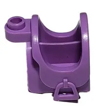 Medium Lavender Lego Part 93086 75181 Friends Horse Saddle Stirrups & Top Stud