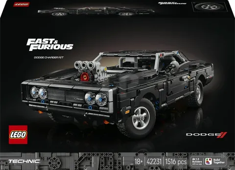 LEGO Technic Fast and Furious Dodge Charger R/T Car 42231 Building Toy Set New