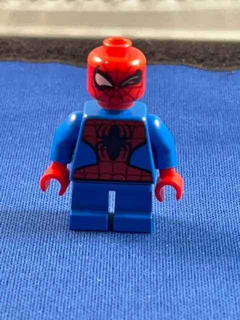 2012 Lego Marvel Super Heroes Little Figure Spider Man Toy Black Web Pattern