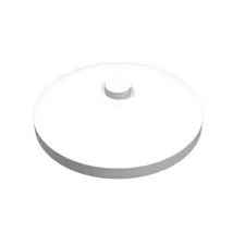 5x LEGO® Part 3960 - Dish 4 x 4 Inverted (Radar) with Solid Stud