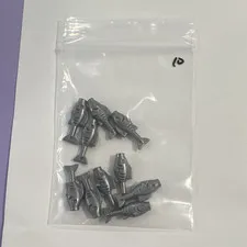 LEGO 4611885 Gray Fish Animal Piece Qty: 10